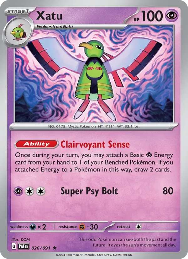 026-RH Xatu – Paldean Fates
