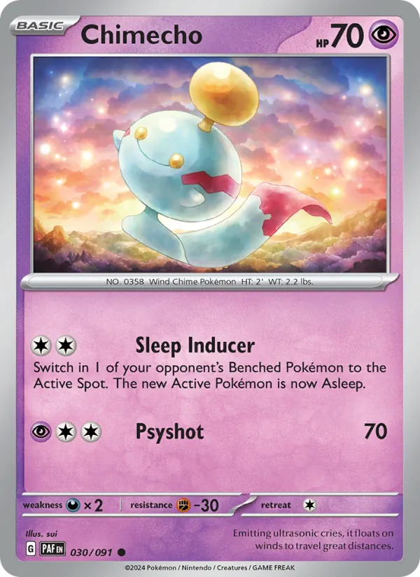 030-RH Chimecho – Paldean Fates