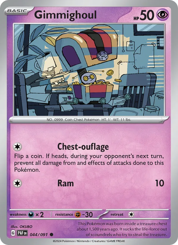 044-RH Gimmighoul – Paldean Fates
