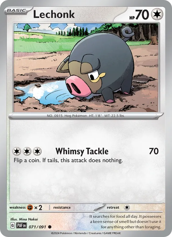 071-RH Lechonk – Paldean Fates
