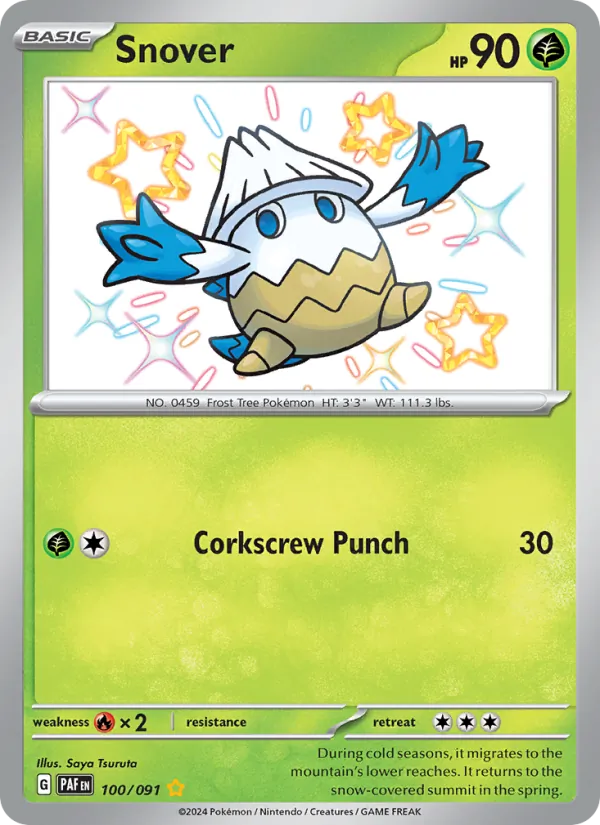 100 Snover – Paldean Fates