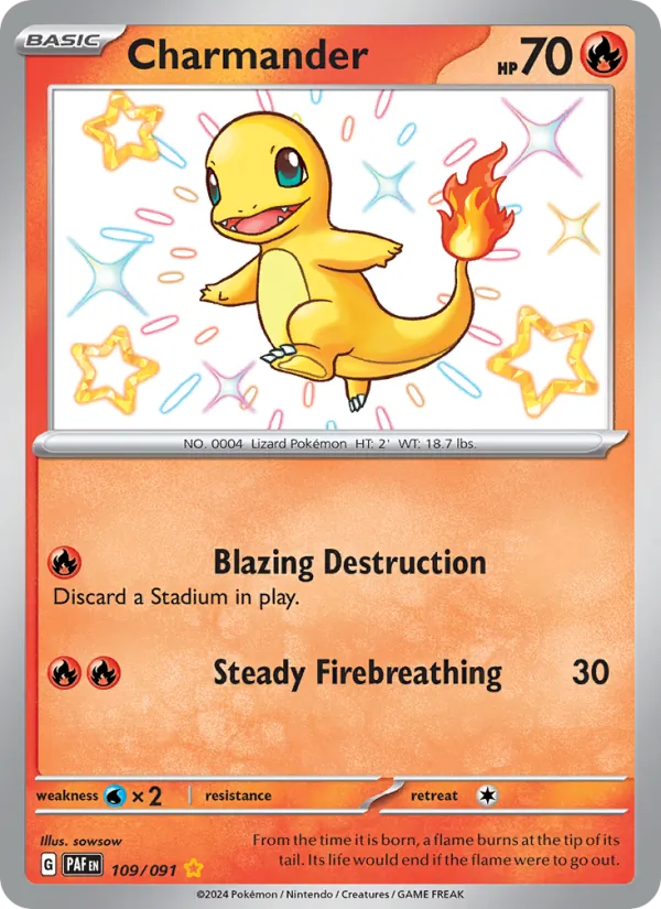 109 Charmander – Paldean Fates