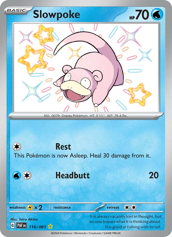 116 Slowpoke – Paldean Fates