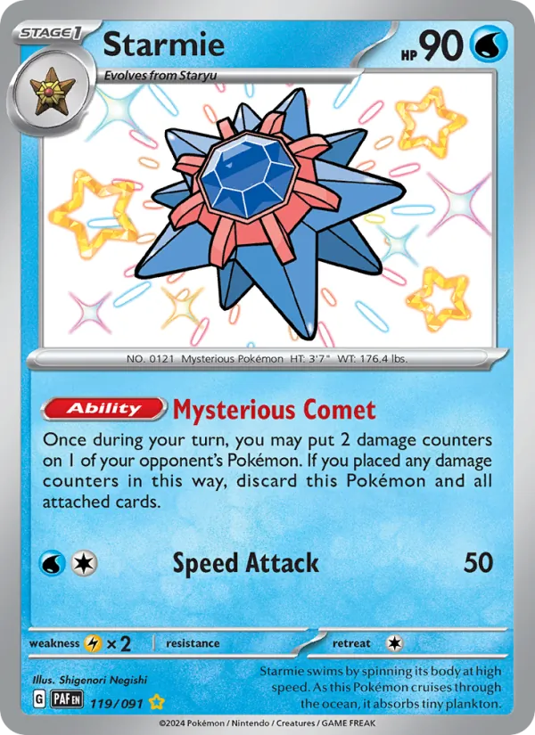 119 Starmie – Paldean Fates