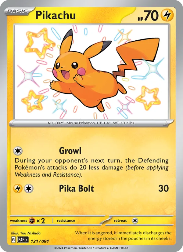 131 Pikachu – Paldean Fates