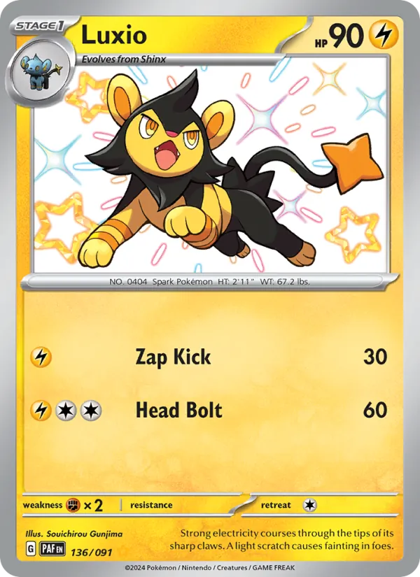 136 Luxio – Paldean Fates