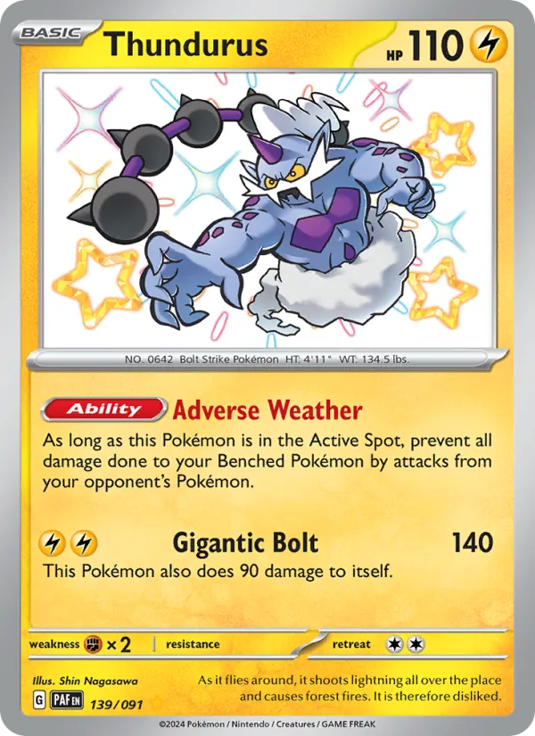 139 Thundurus – Paldean Fates