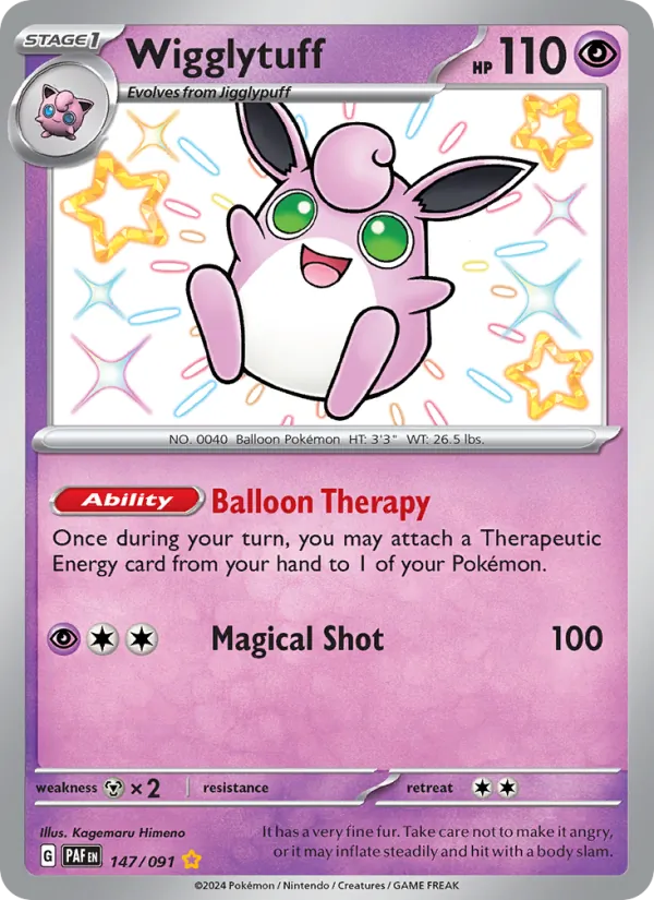 147 Wigglytuff – Paldean Fates