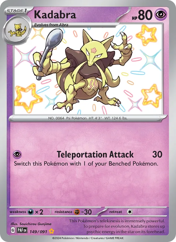 149 Kadabra – Paldean Fates