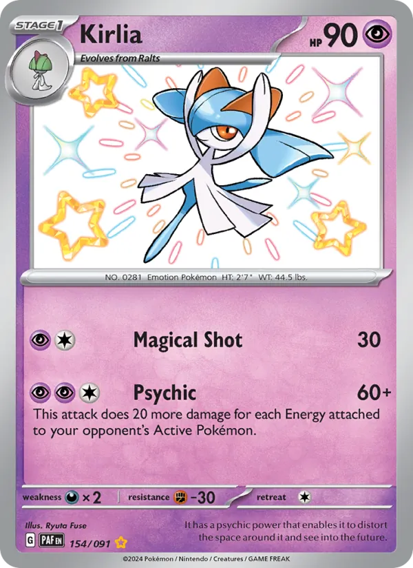 154 Kirlia – Paldean Fates