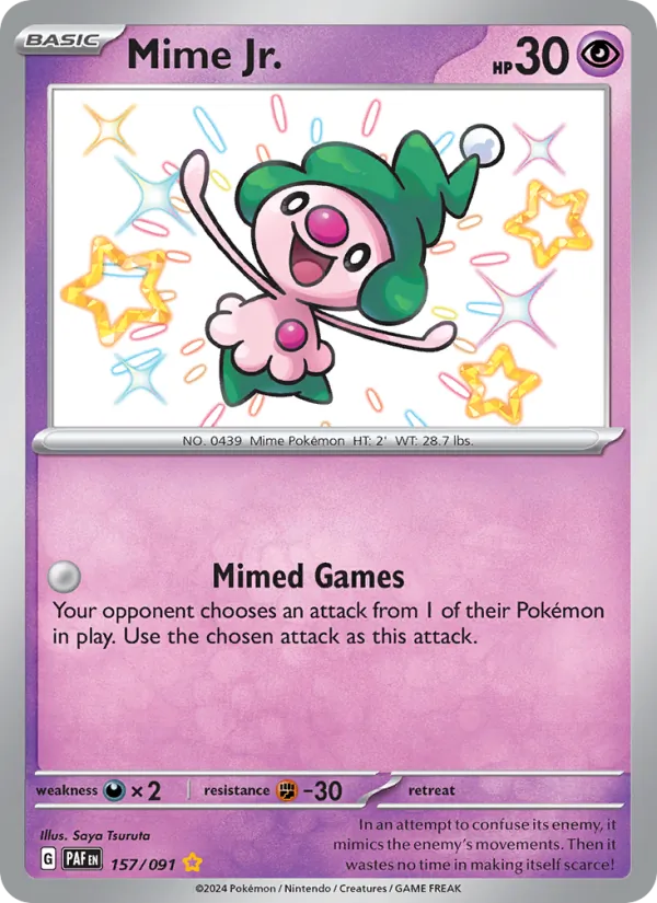 157 Mime Jr. – Paldean Fates