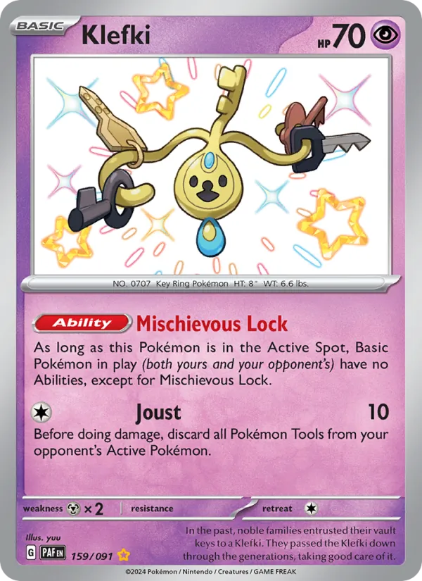 159 Klefki – Paldean Fates