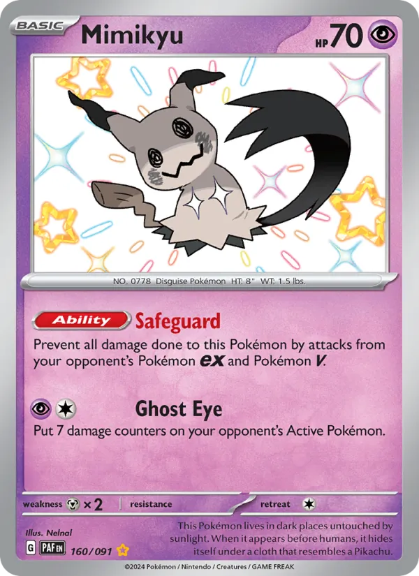 160 Mimikyu – Paldean Fates