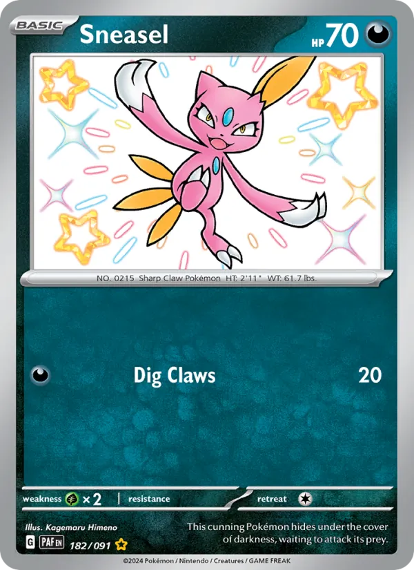 182 Sneasel – Paldean Fates