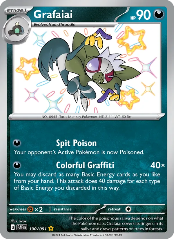 190 Grafaiai – Paldean Fates
