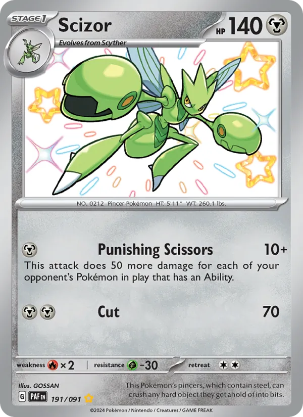 191 Scizor – Paldean Fates