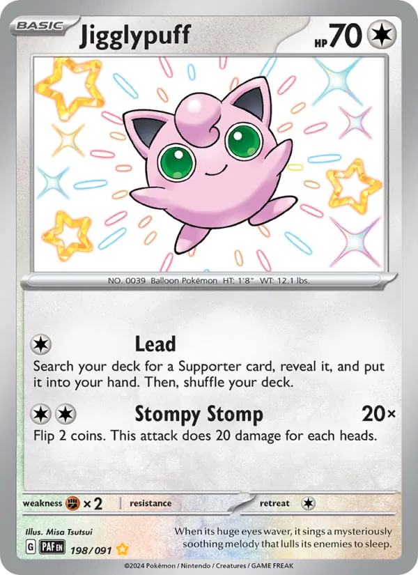 198 Jigglypuff – Paldean Fates