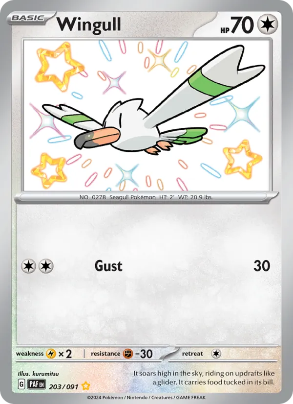 203 Wingull – Paldean Fates