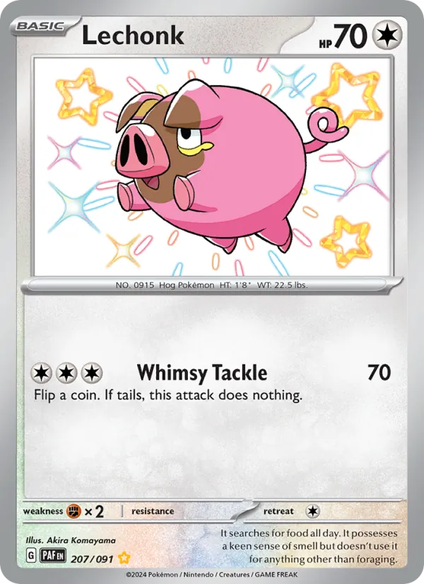 207 Lechonk – Paldean Fates