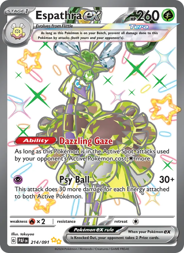 214 Espathra ex – Paldean Fates
