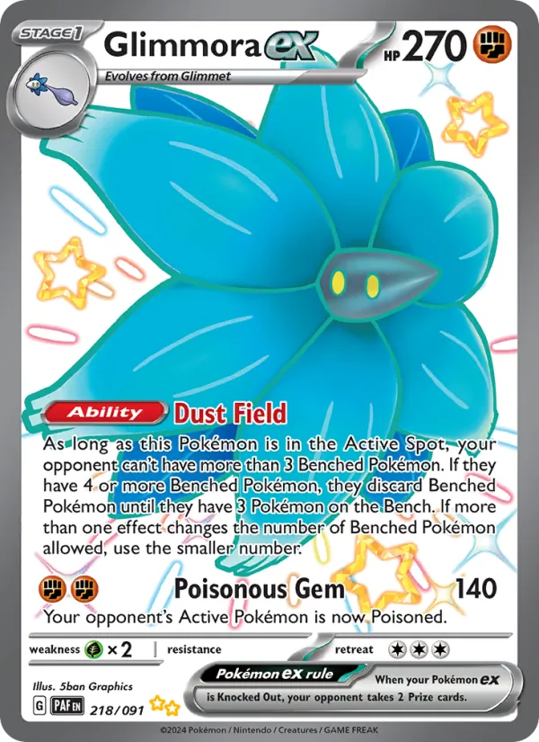 218 Glimmora ex – Paldean Fates