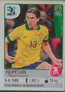 44 Filipe Luís – FIFA Confederations Cup Brazil 2013 Panini