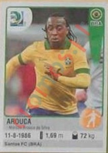 45 Arouca – FIFA Confederations Cup Brazil 2013 Panini