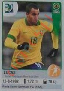 50 Lucas Moura – FIFA Confederations Cup Brazil 2013 Panini