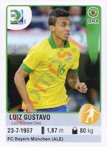 CE5 Luiz Gustavo – FIFA Confederations Cup Brazil 2013 Panini