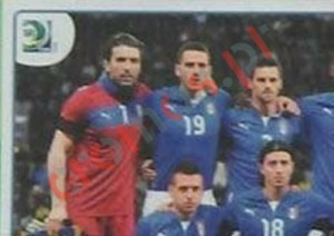 110 Team Italy
1 – FIFA Confederations Cup Brazil 2013 Panini