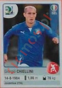 118 Giorgio Chiellini – FIFA Confederations Cup Brazil 2013 Panini