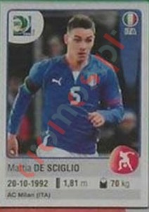 121 Mattia de Sciglio – FIFA Confederations Cup Brazil 2013 Panini