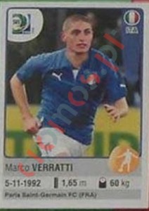 123 Marco Verratti – FIFA Confederations Cup Brazil 2013 Panini