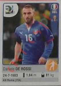 125 Daniele De Rossi – FIFA Confederations Cup Brazil 2013 Panini