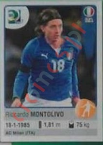 127 Riccardo Montolivo – FIFA Confederations Cup Brazil 2013 Panini
