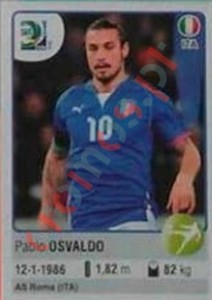 131 Pablo Osvaldo – FIFA Confederations Cup Brazil 2013 Panini