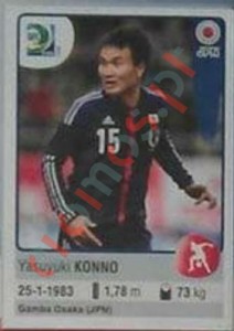 70 Yasuyuki Konno – FIFA Confederations Cup Brazil 2013 Panini