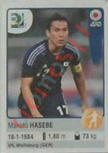 71 Makoto Hasebe – FIFA Confederations Cup Brazil 2013 Panini