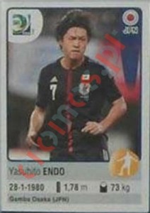 72 Yasuhito Endo – FIFA Confederations Cup Brazil 2013 Panini