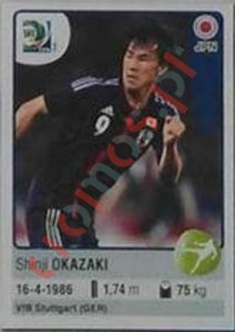 79 Shinji Okazaki – FIFA Confederations Cup Brazil 2013 Panini