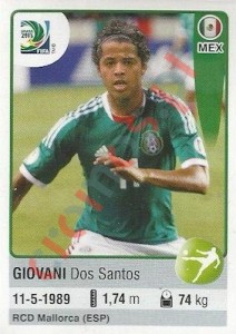 103 Giovani dos Santos – FIFA Confederations Cup Brazil 2013 Panini