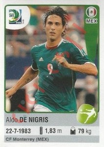 106 Aldo de Nigris – FIFA Confederations Cup Brazil 2013 Panini