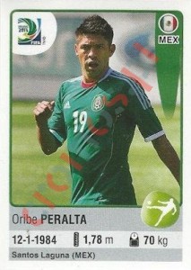 107 Oribe Peralta – FIFA Confederations Cup Brazil 2013 Panini
