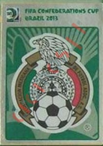 82 Badge Mexico – FIFA Confederations Cup Brazil 2013 Panini