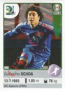 89 Guillermo Ochoa – FIFA Confederations Cup Brazil 2013 Panini