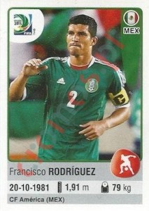 90 Francisco Rodríguez – FIFA Confederations Cup Brazil 2013 Panini