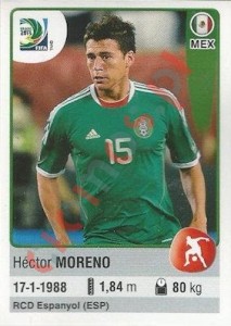 91 Héctor Moreno – FIFA Confederations Cup Brazil 2013 Panini