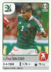96 Carlos Salcido – FIFA Confederations Cup Brazil 2013 Panini