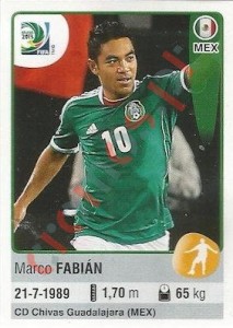 99 Marco Fabián – FIFA Confederations Cup Brazil 2013 Panini