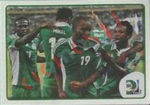 213 Celebration Nigeria – FIFA Confederations Cup Brazil 2013 Panini
